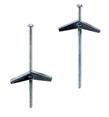 Toggle Bolts 3/16" x 3" Pkg/4